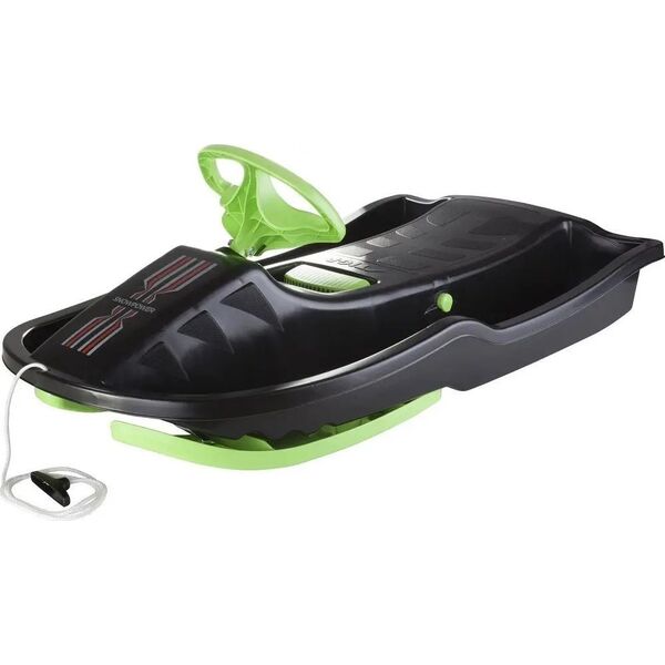 Stiga STIGA SNOWPOWER black/green sled with handle ST7122-19