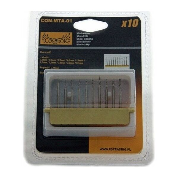 Wiertło Sourcing Drill set MINI 0.6-2.3 mm, 10 pcs.