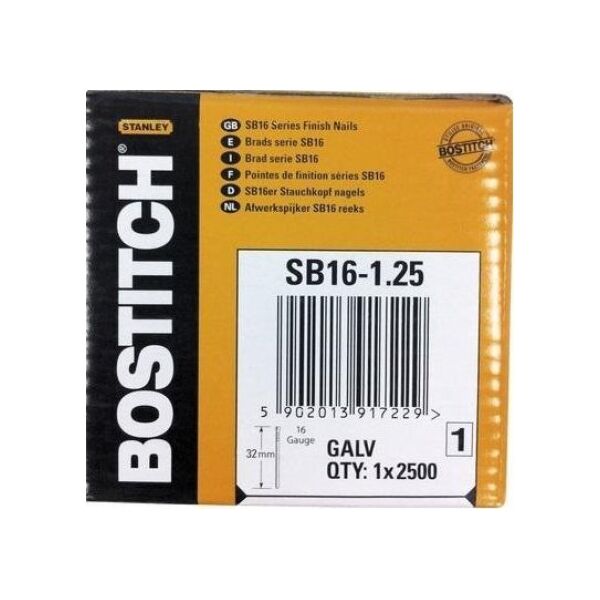 Bostitch Nails 16GA/32 2500 pcs.