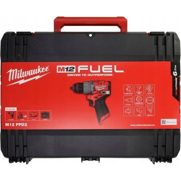 Wiertarko-wkrętarka Milwaukee MILWAUKEE.DRIVEN UD.M12FPD2-602X 45Nm 2x6.0Ah