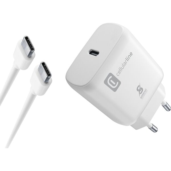 Ładowarka Sourcing CELLULARLINE USB-C CHARGER KIT SAM C2C 2