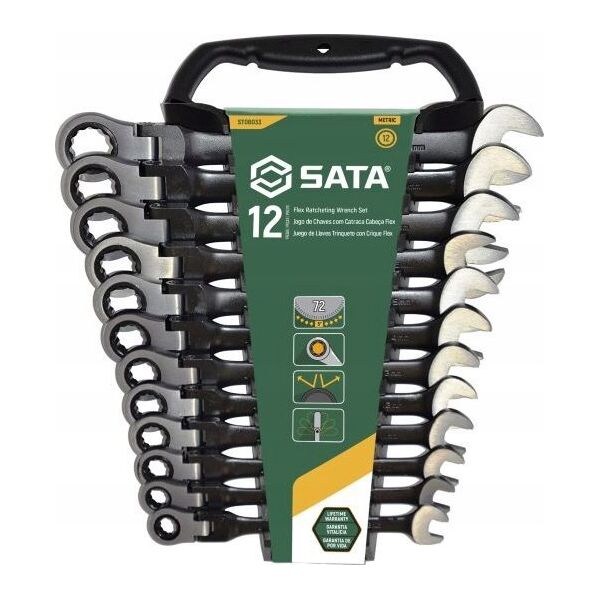 SATA SATA KLUCZ PŁ-OCZ.12szt.Z GRZECHOTKĄ ŁAMANE