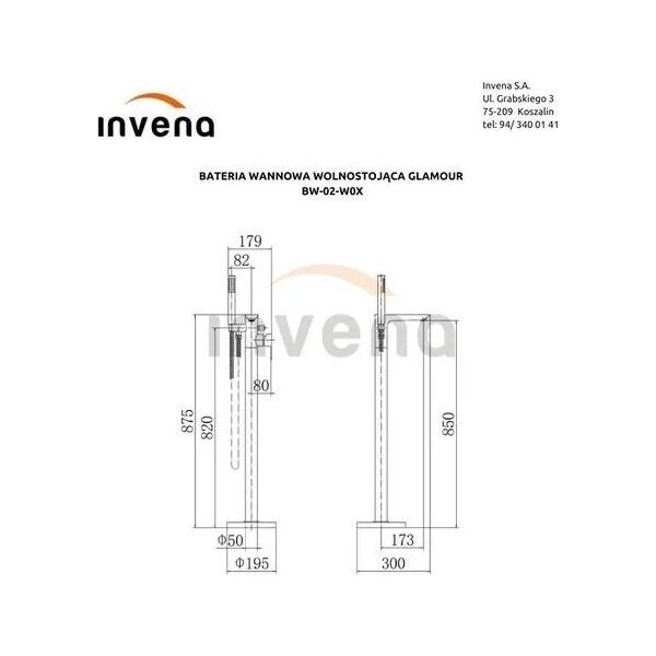 Bateria wannowa Sourcing FREESTANDING BATH MIXER GLAMOUR TREND CH
