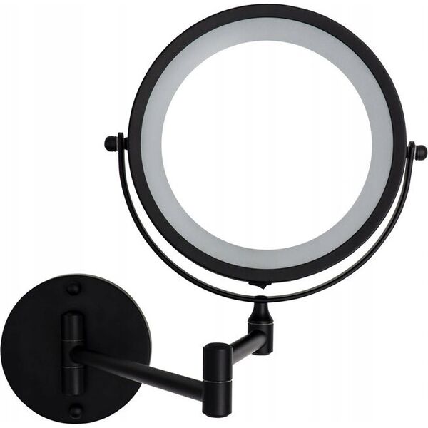 Lusterko kosmetyczne Sourcing WALL MAKE-UP MIRROR MARY M BLACK W/ LED