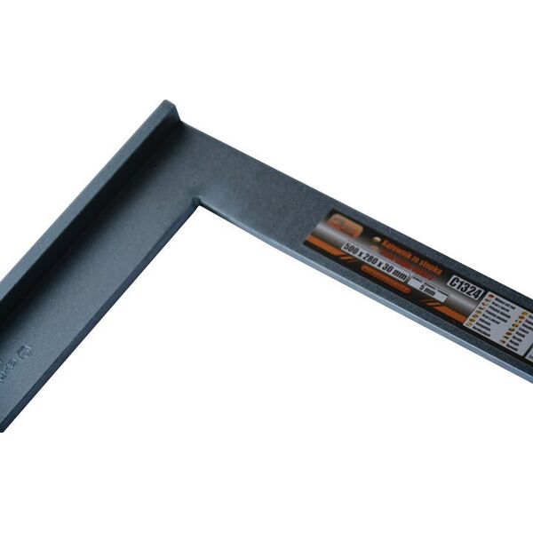 Corona steel corner 5 mm, 500 x 280 x 30 mm
