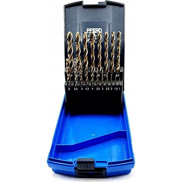 Wiertło Sourcing 19-piece metal drill set PFERD DIN338 HSSE N 1-10 Inox