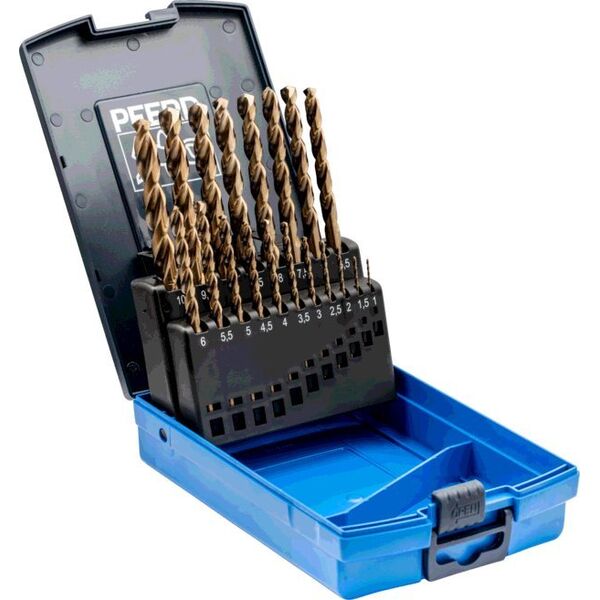 Wiertło Sourcing 19-piece metal drill set PFERD DIN338 HSSE N 1-10 Inox