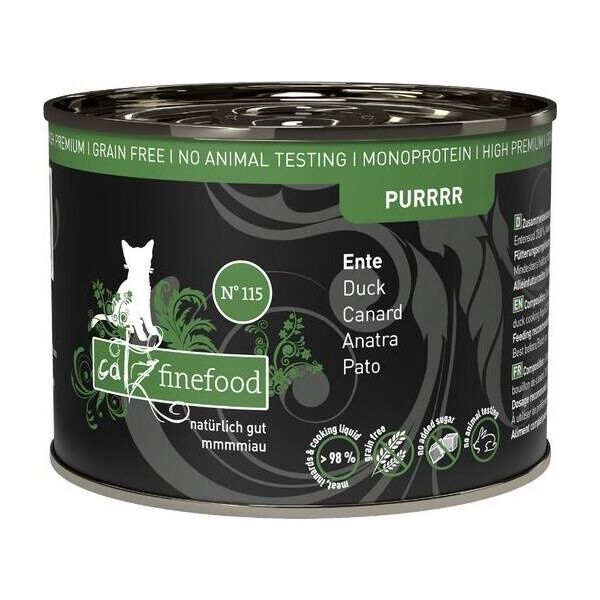 Catz Finefood Catz Finefood Purrrr N.115 Kaczka puszka 200g