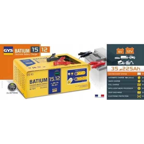 Sourcing Electronic battery charger GYS Batium 15/12