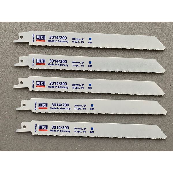 Wilpu Saws for steel and stainless steel. for steel WILPU, 5 pcs 180mm 3014/200