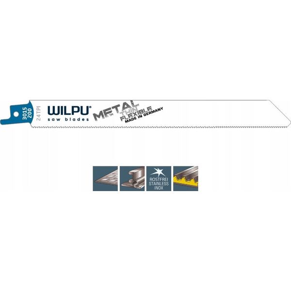 Wilpu Saw blades for steel WILPU 3015/200 180mm, 5 pcs.