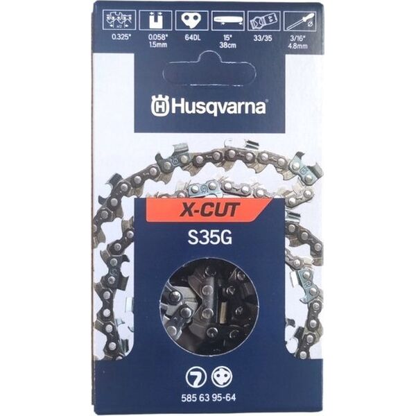 Husqvarna Chain HUSQVARNA 15&quot| 325 1.5 HQ X-CUT S35G