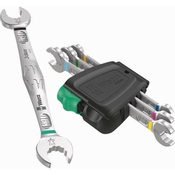 Wera ZESTAW KLUCZY PÅASKICH DWUSTRONNYCH 6005 JOKER 4 SET 1, 4 CZ