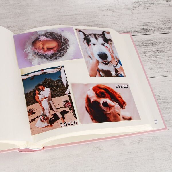 Sourcing Album WALTHER FA-208-BL Fun light blue 30x30/100 pages, white pages | corners/splits | book bound | photo in cover