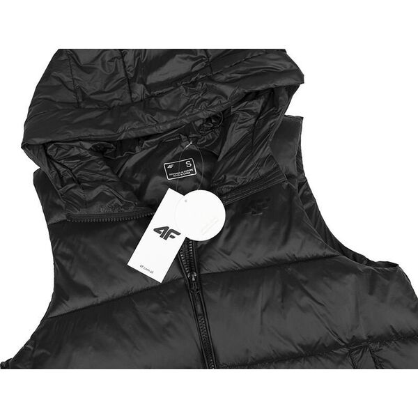 4f Kamizleka damska puchowa 4F F092 czarna 4FSS23TDJAF092 20S XL
