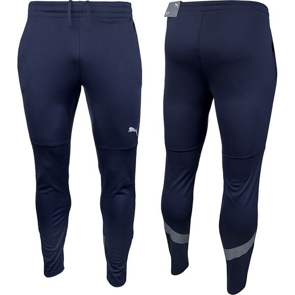 Puma Spodnie męskie Puma teamFINAL Training granatowe 657380 06 S