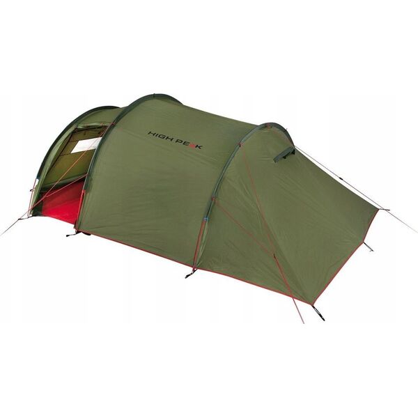 Namiot turystyczny High Peak Namiot High Peak Falcon 4 oliwkowo-czerwony 10327