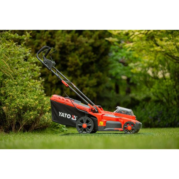 Kosiarka akumulatorowa Yato YT.MOWER 2x18V 37cm WITHOUT BATTERY. AND ORDER.