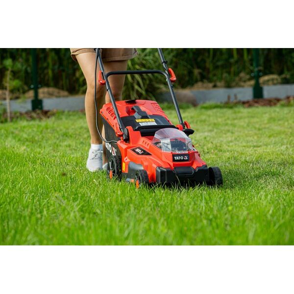 Kosiarka akumulatorowa Yato YT.MOWER 2x18V 37cm WITHOUT BATTERY. AND ORDER.
