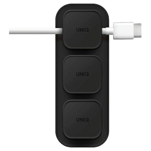 Podstawka Uniq UNIQ Pod Mag magnetyczny organizer do kabli + baza ciemnoszary/charcoal dark grey