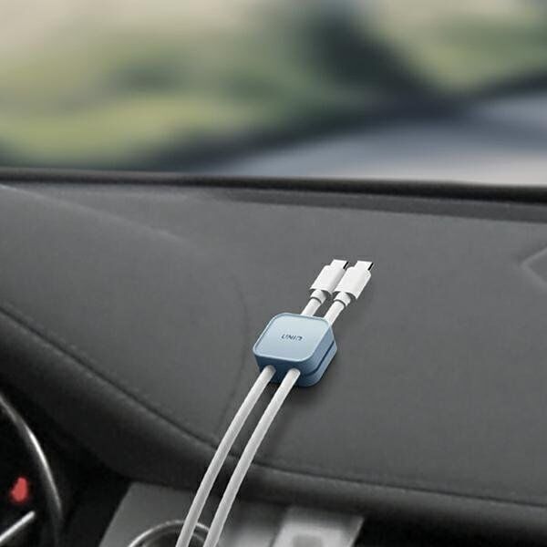 Podstawka Uniq UNIQ Pod samoprzylepny organizer do kabli zestaw 8szt szary/chalk grey