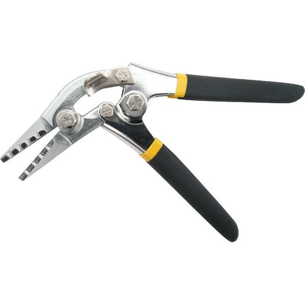 Sourcing Manual sheet metal bending pliers 80 mm, curved.
