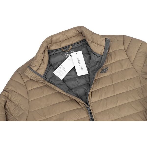 Kurtka męska 4f Kurtka męska puchowa 4F M239 brązowa 4FAW23TDJAM239 82S XL