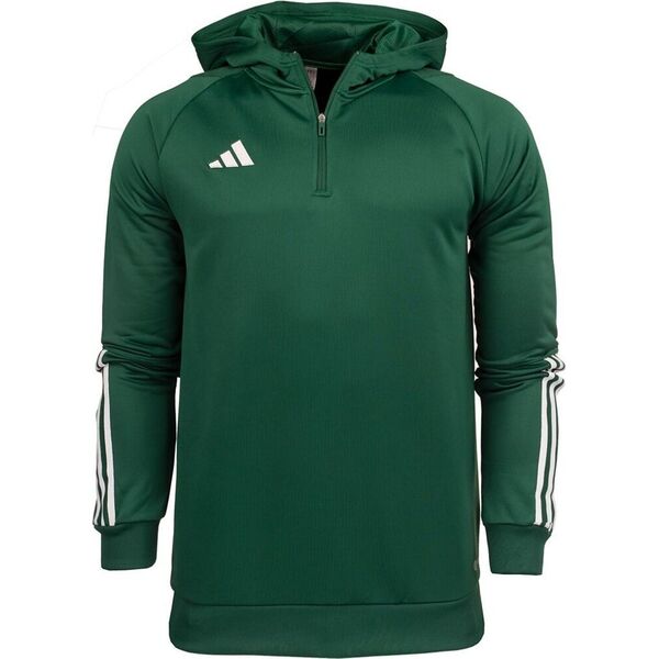Adidas Bluza męska adidas Tiro 23 Competition Hoodie zielona HU1348 XS