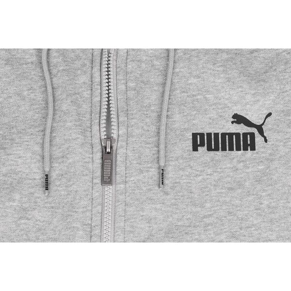 Puma Bluza męska Puma ESS Small Logo FZ Hoodie FL szary 586702 03 S