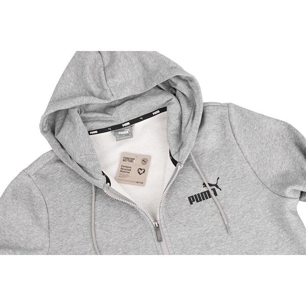 Puma Bluza męska Puma ESS Small Logo FZ Hoodie FL szary 586702 03 S