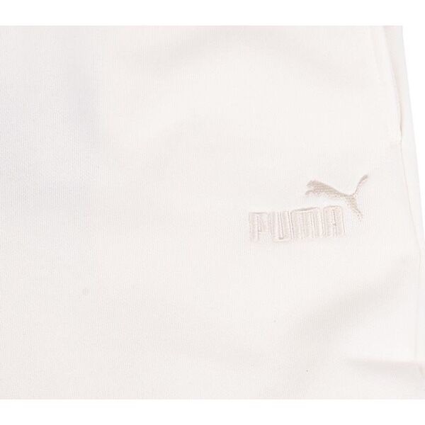 Puma Spodnie damskie Puma ESS  Embroidery High-Waist Pants FL kremowe 670007 99 L