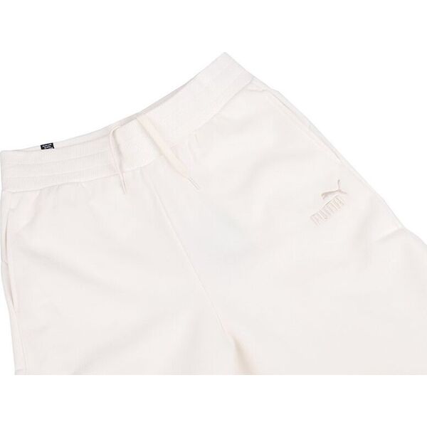 Puma Spodnie damskie Puma ESS  Embroidery High-Waist Pants FL kremowe 670007 99 L