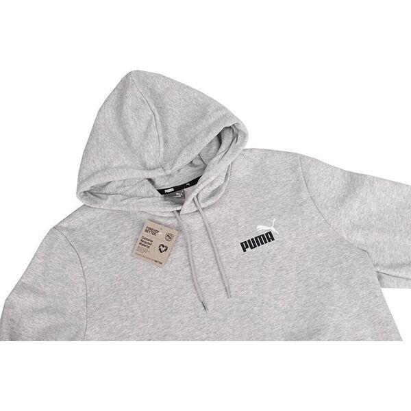 Puma Bluza męska Puma ESS  2 Col Small Logo Hoodie FL szara 674471 04 L