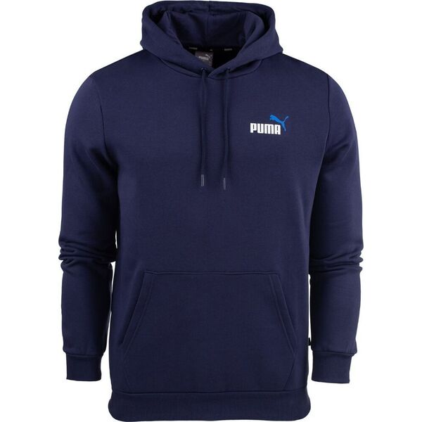 Puma Bluza męska Puma ESS  2 Col Small Logo Hoodie FL granatowa 674471 06 M
