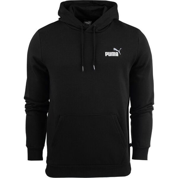 Puma Bluza męska Puma ESS  2 Col Small Logo Hoodie FL czarna 674471 61 L