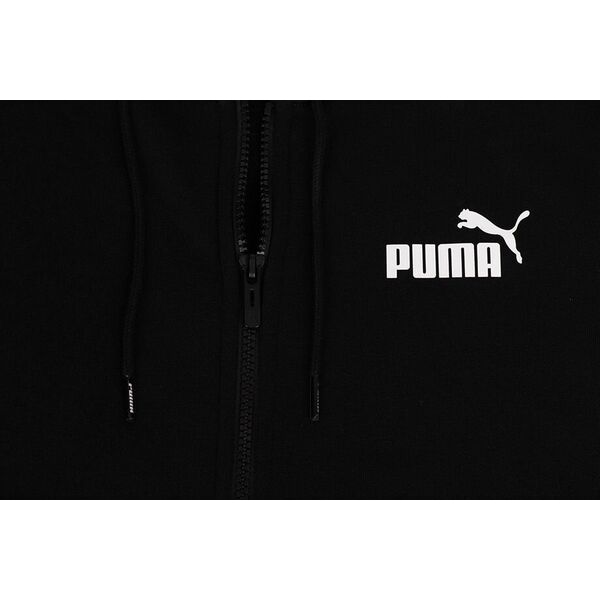 Puma Bluza męska Puma ESS  Tape Full-Zip Hoodie FL czarna 670270 01 S