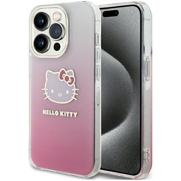 Sourcing Hello Kitty HKHCP13LHDGKEP iPhone 13 Pro / 13 6.1" pink/pink hardcase IML Gradient Electrop Kitty Head