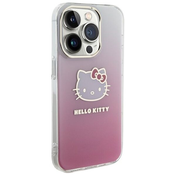Sourcing Hello Kitty HKHCP13LHDGKEP iPhone 13 Pro / 13 6.1" pink/pink hardcase IML Gradient Electrop Kitty Head