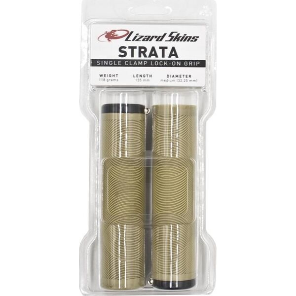 Lizard Skins Chwyty Lizardskins Strata Single sided Lock-on, 135 x 32,25 mm, piaskowe