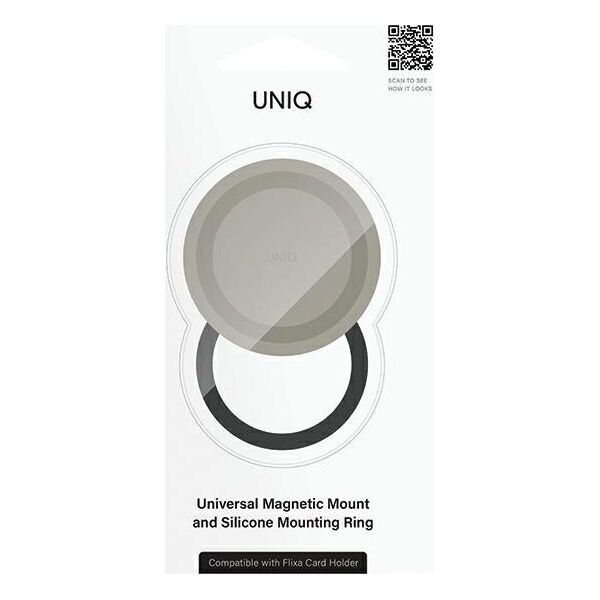 Podstawka Uniq UNIQ Flixa Magnetic Base magnetyczna baza do montażu szary/flint grey