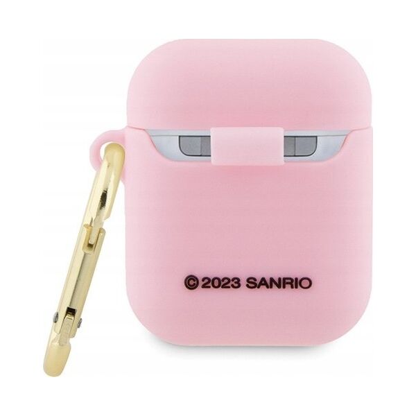 Sourcing Hello Kitty HKA23DKHSP Airpods 1/2 cover pink/pink Silicone 3D Kitty Head