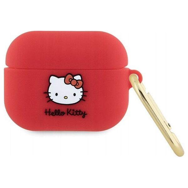 Sourcing Hello Kitty HKAP3DKHSF Airpods Pro cover fuchsia/fuschia Silicone 3D Kitty Head