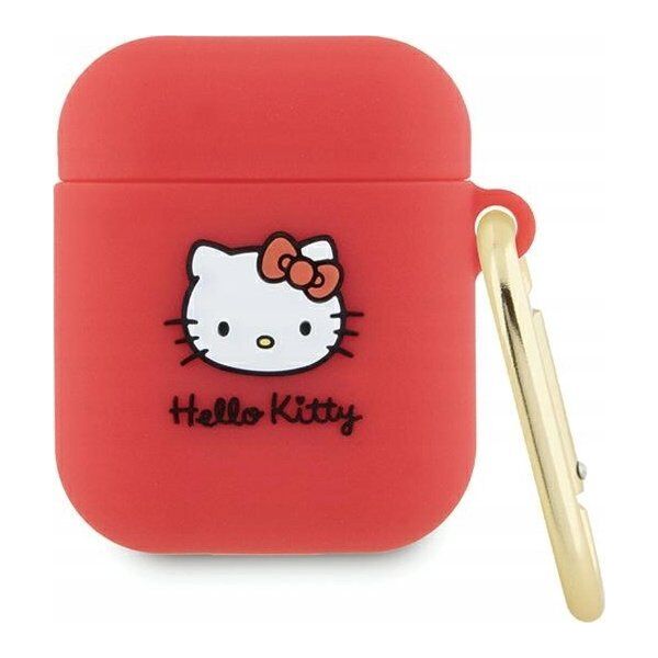 Sourcing Hello Kitty HKAP23DKHSF Airpods Pro 2 (2022/2023) cover fuchsia/fuschia Silicone 3D Kitty Head