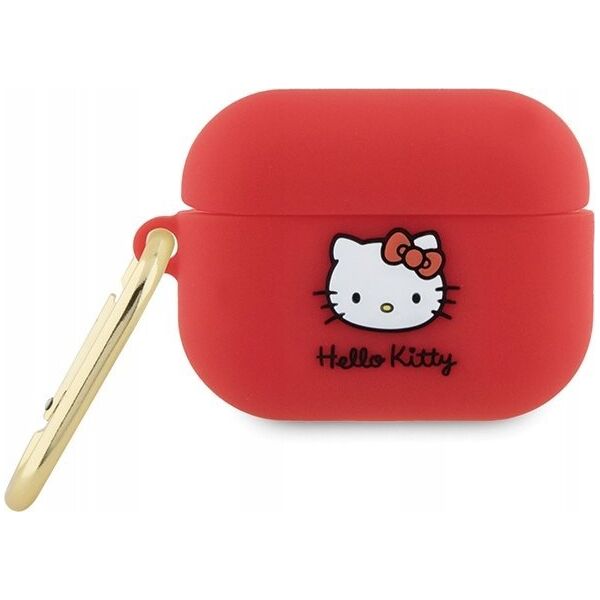 Sourcing Hello Kitty HKAP23DKHSF Airpods Pro 2 (2022/2023) cover fuchsia/fuschia Silicone 3D Kitty Head