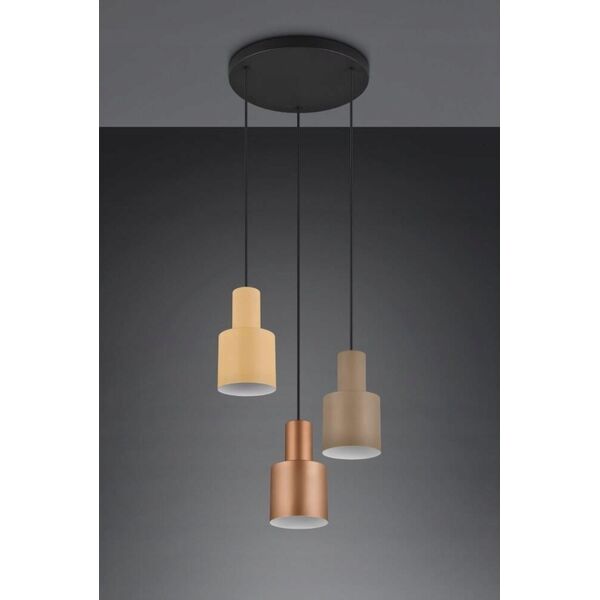 Lampa wisząca Sourcing PENDANT LAMP AGUDO 3-PC E27 MULTICOLOR