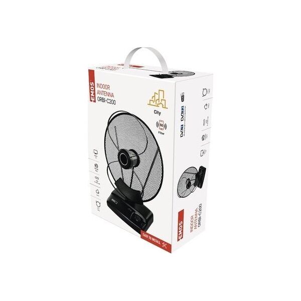 Antena RTV Emos Indoor Antenna CITY ORBI-C200, DVB-T2, D