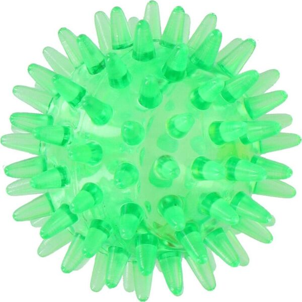Dunlop Piłeczka ścisk do ćwiczeń rąk dłoni z kolcami jeżyk 6cm dunlop zielony