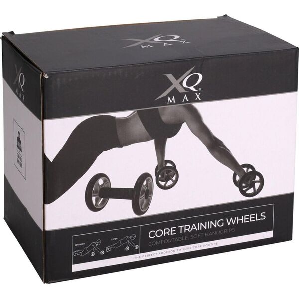 Koopman Trenażer koła do ćwiczeń core trening wheels czarne 2 szt