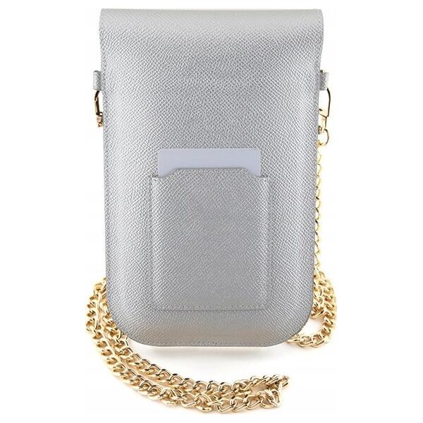 Sourcing Hello Kitty Handbag HKOWBPGHDLMS silver/silver Leather Metal Logo Chain
