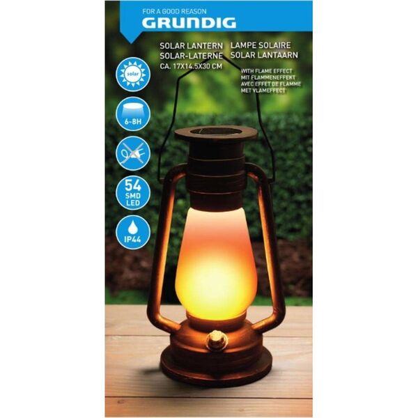 Oprawa schodowa Grundig LAMPA SOLARNA RETRO TAŃCZĄCE PŁOMYKI 54 LED SMD